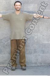 Whole Body Man T poses White Casual Slim